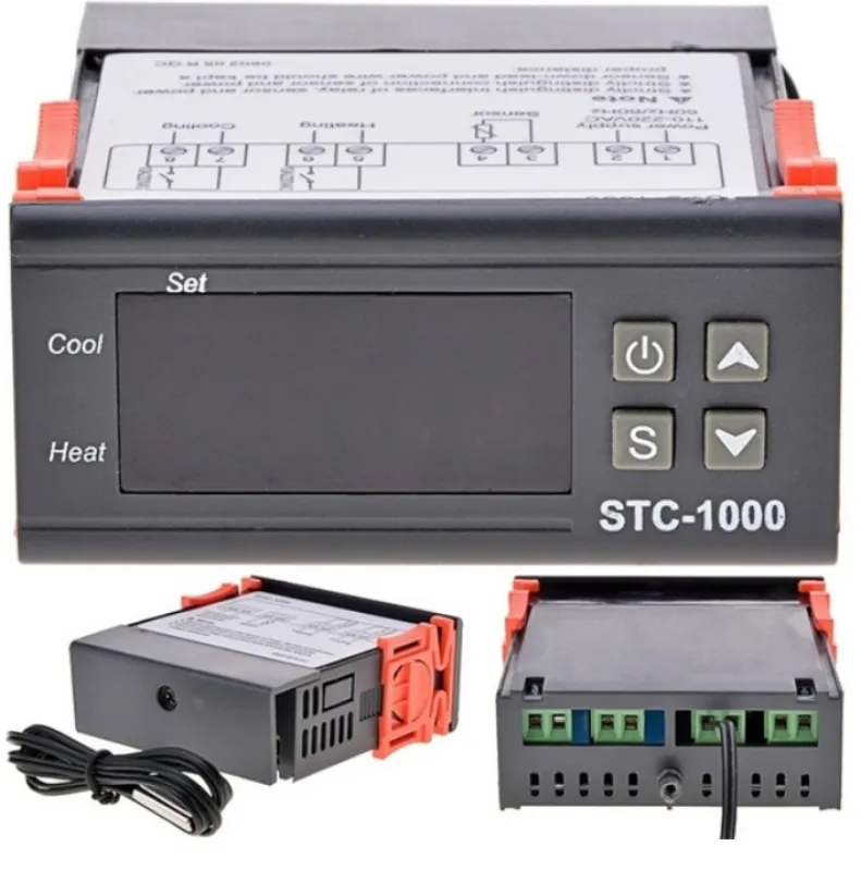 Digitálny termostat s regulátorom teploty STC-1000 so senzorom